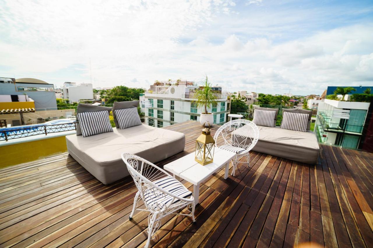 Be Playa Hotel Boutique & Rooftop Bar Плая-дель-Кармен Экстерьер фото