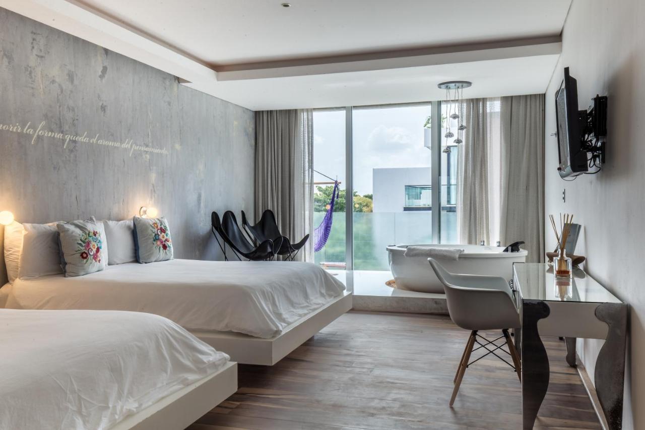 Be Playa Hotel Boutique & Rooftop Bar Плая-дель-Кармен Экстерьер фото